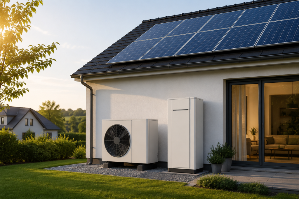 PV-Anlage mit Wärmepumpe